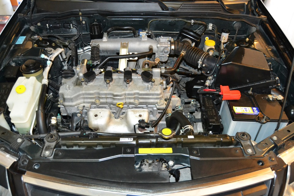 Под капотом Nissan Almera Classic - двигатель 1.6 GQ16DE